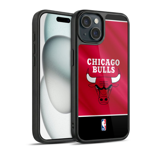 NBA Chicago Bulls Horizontal Banner Gel Armour Case For Apple iPhone 15