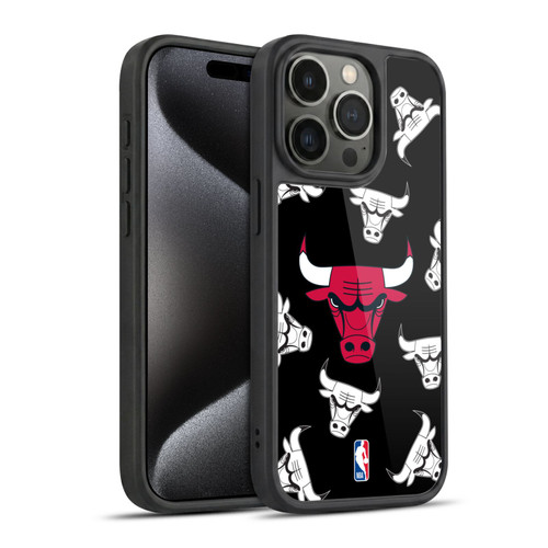NBA Chicago Bulls Patterns Gel Armour Case For Apple iPhone 15 Pro