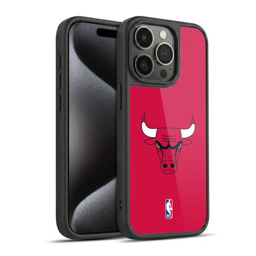 NBA Chicago Bulls Plain Gel Armour Case For Apple iPhone 15 Pro