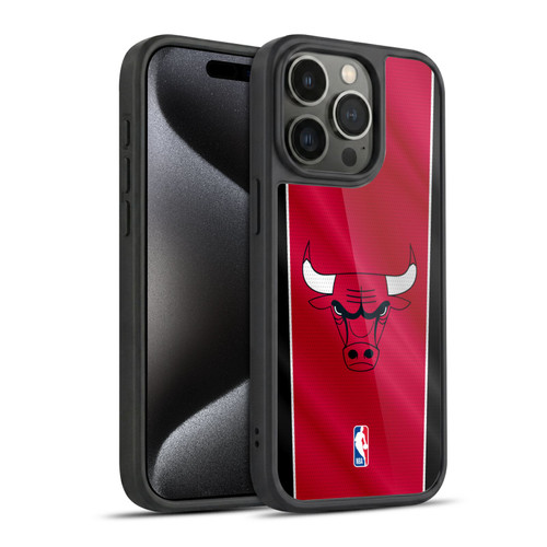 NBA Chicago Bulls Vertical Banner Gel Armour Case For Apple iPhone 15 Pro