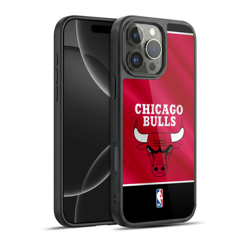 NBA Chicago Bulls Horizontal Banner Gel Armour Case For Apple iPhone 16 Pro Max