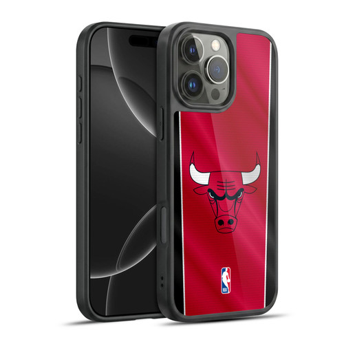 NBA Chicago Bulls Vertical Banner Gel Armour Case For Apple iPhone 16 Pro Max