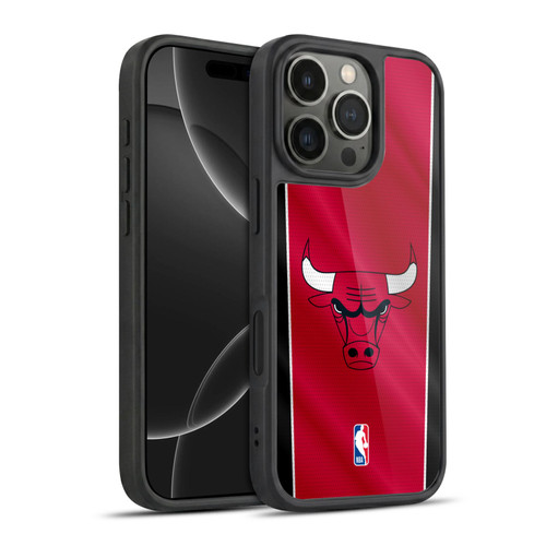 NBA Chicago Bulls Vertical Banner Gel Armour Case For Apple iPhone 16 Pro