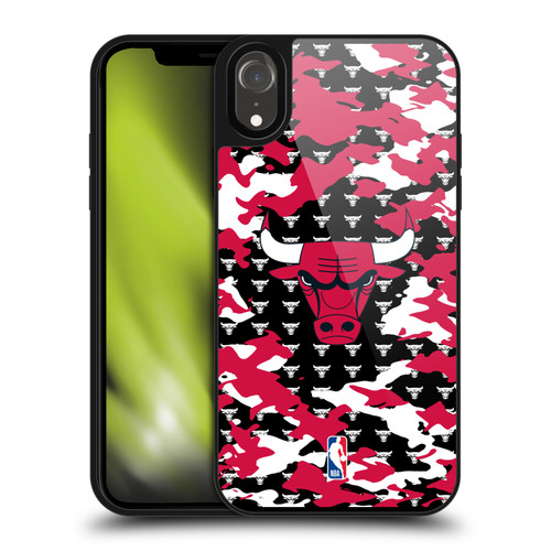 NBA Chicago Bulls Camouflage Gel Armour Case For Apple iPhone XR
