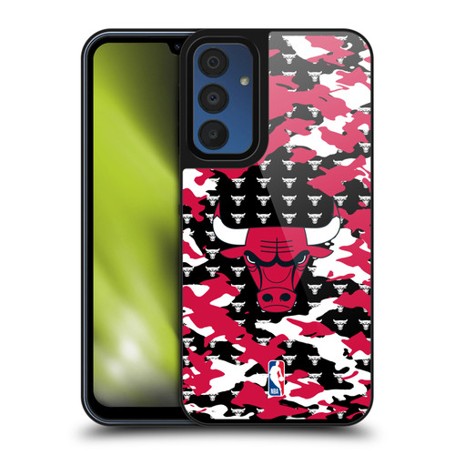 NBA Chicago Bulls Camouflage Gel Armour Case For Samsung Galaxy A15