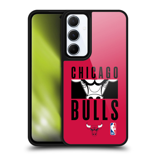 NBA Chicago Bulls Typography Gel Armour Case For Samsung Galaxy A55 5G