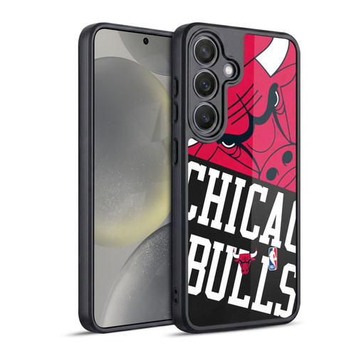 NBA Chicago Bulls Half Oversized Gel Armour Case For Samsung Galaxy S24 5G