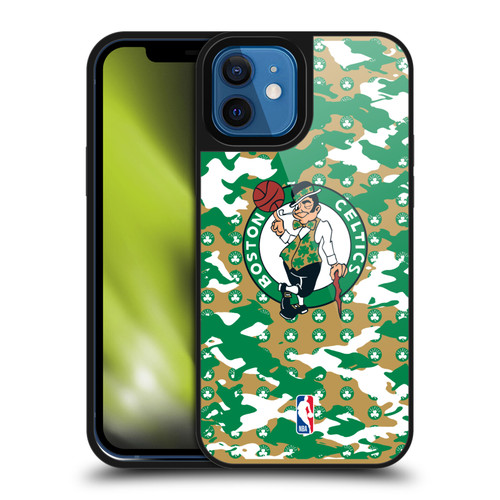 NBA Boston Celtics Camouflage Gel Armour Case For Apple iPhone 12 / iPhone 12 Pro