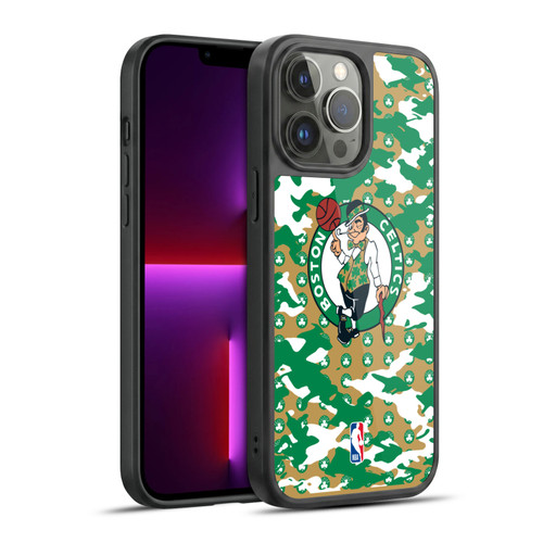 NBA Boston Celtics Camouflage Gel Armour Case For Apple iPhone 13 Pro Max