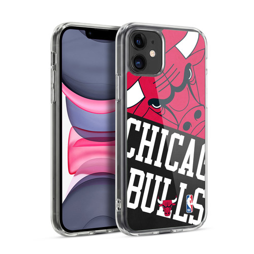 NBA Chicago Bulls Half Oversized Soft Gel Case for Apple iPhone 11