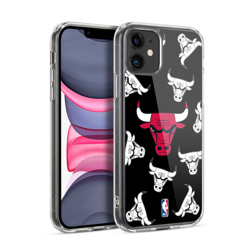 NBA Chicago Bulls Patterns Soft Gel Case for Apple iPhone 11