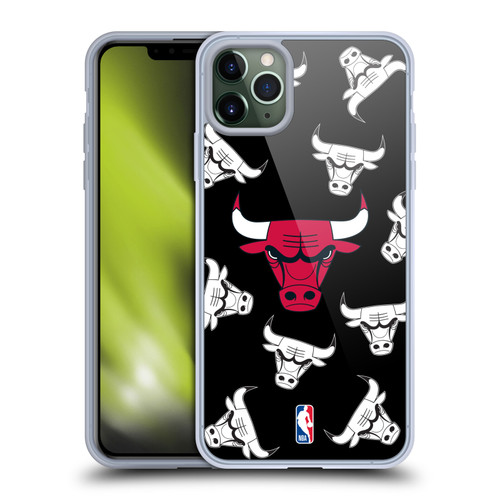 NBA Chicago Bulls Patterns Soft Gel Case for Apple iPhone 11 Pro Max & MagSafe