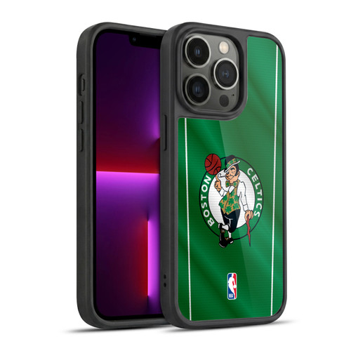 NBA Boston Celtics Vertical Banner Gel Armour Case For Apple iPhone 13 Pro