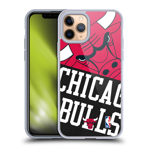 NBA Chicago Bulls Half Oversized Soft Gel Case for Apple iPhone 11 Pro & MagSafe