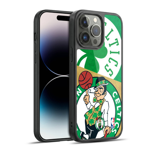 NBA Boston Celtics Half Oversized Gel Armour Case For Apple iPhone 14 Pro Max