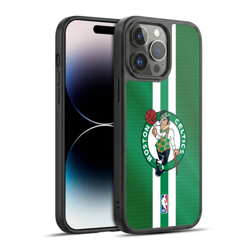 NBA Boston Celtics Stripes Gel Armour Case For Apple iPhone 14 Pro Max