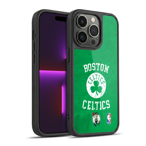 NBA Boston Celtics Distressed Gel Armour Case For Apple iPhone 14 Pro