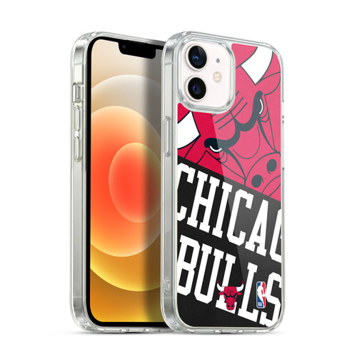 NBA Chicago Bulls Half Oversized Soft Gel Case for Apple iPhone 12 / iPhone 12 Pro & MagSafe
