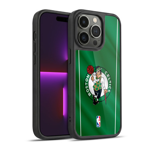 NBA Boston Celtics Vertical Banner Gel Armour Case For Apple iPhone 14 Pro