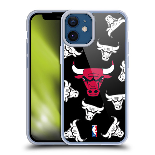 NBA Chicago Bulls Patterns Soft Gel Case for Apple iPhone 12 Mini & MagSafe