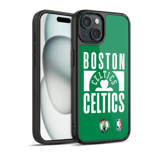 NBA Boston Celtics Typography Gel Armour Case For Apple iPhone 15