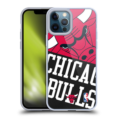NBA Chicago Bulls Half Oversized Soft Gel Case for Apple iPhone 12 Pro Max & MagSafe