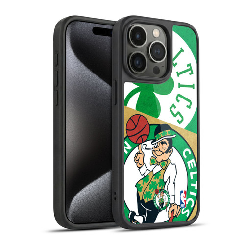 NBA Boston Celtics Half Oversized Gel Armour Case For Apple iPhone 15 Pro