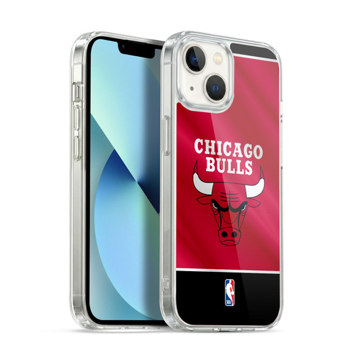 NBA Chicago Bulls Horizontal Banner Soft Gel Case for Apple iPhone 13