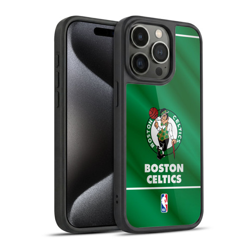 NBA Boston Celtics Horizontal Banner Gel Armour Case For Apple iPhone 15 Pro