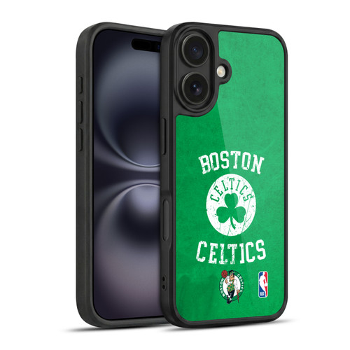NBA Boston Celtics Distressed Gel Armour Case For Apple iPhone 16