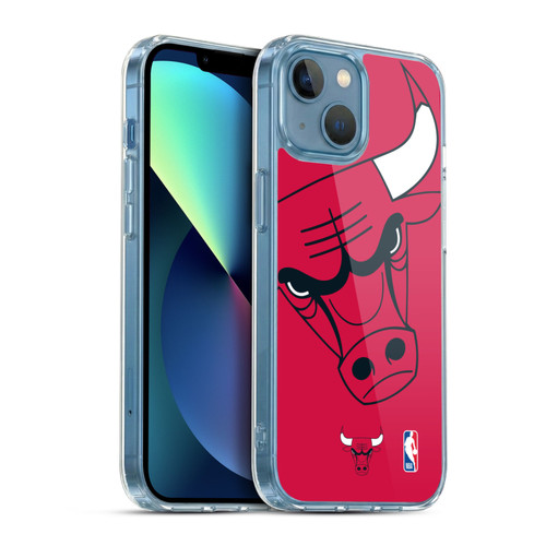 NBA Chicago Bulls Oversized Soft Gel Case for Apple iPhone 13 Mini & MagSafe