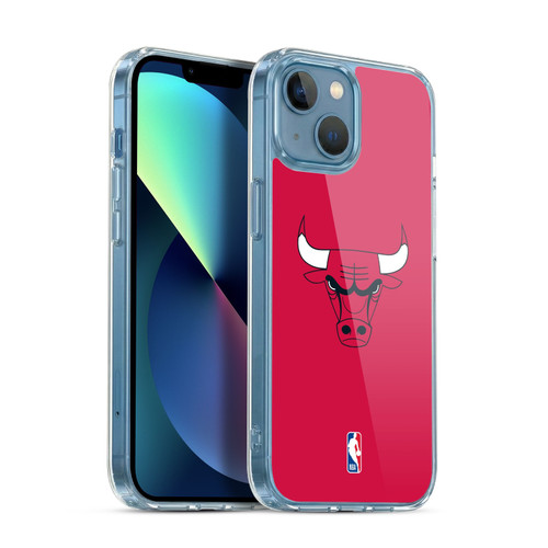 NBA Chicago Bulls Plain Soft Gel Case for Apple iPhone 13 Mini & MagSafe