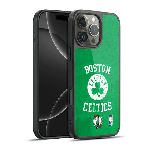 NBA Boston Celtics Distressed Gel Armour Case For Apple iPhone 16 Pro Max