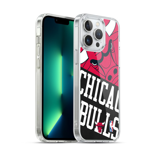 NBA Chicago Bulls Half Oversized Soft Gel Case for Apple iPhone 13 Pro Max & MagSafe