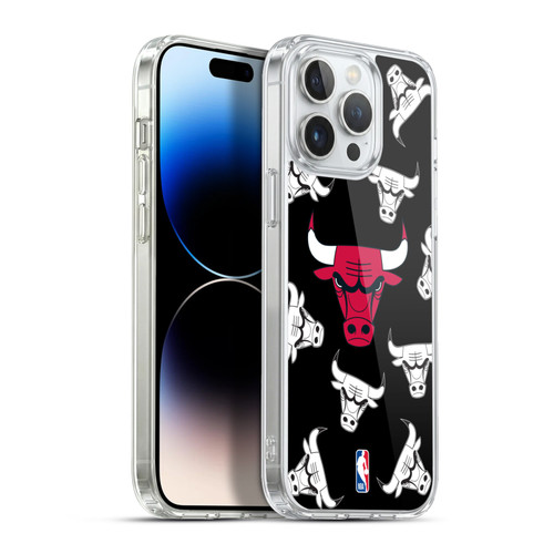 NBA Chicago Bulls Patterns Soft Gel Case for Apple iPhone 13 Pro Max & MagSafe