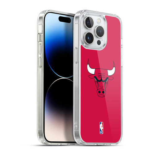 NBA Chicago Bulls Plain Soft Gel Case for Apple iPhone 13 Pro Max & MagSafe