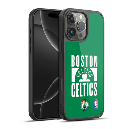 NBA Boston Celtics Typography Gel Armour Case For Apple iPhone 16 Pro Max