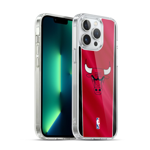 NBA Chicago Bulls Vertical Banner Soft Gel Case for Apple iPhone 13 Pro Max & MagSafe