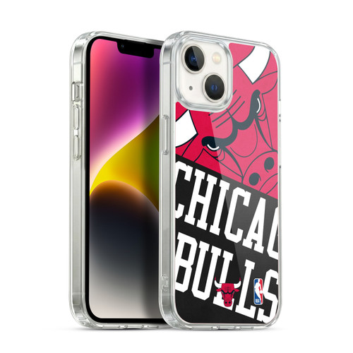 NBA Chicago Bulls Half Oversized Soft Gel Case for Apple iPhone 14