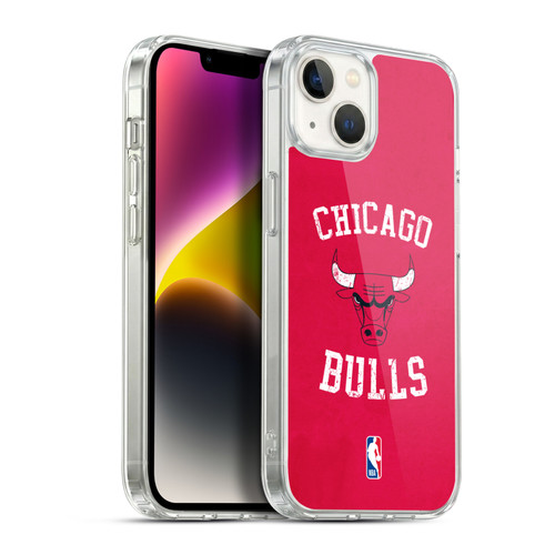 NBA Chicago Bulls Distressed Soft Gel Case for Apple iPhone 14 Plus & MagSafe