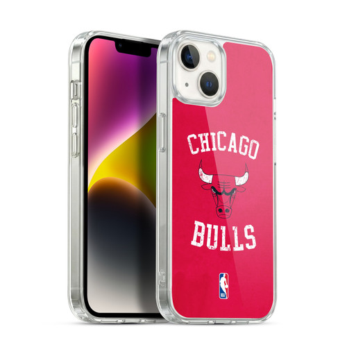 NBA Chicago Bulls Distressed Soft Gel Case for Apple iPhone 14 Plus & MagSafe