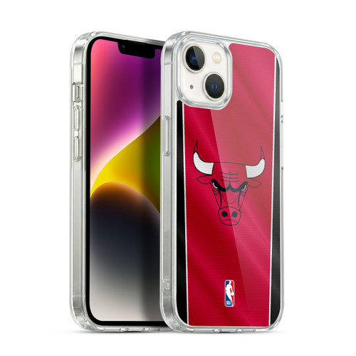NBA Chicago Bulls Vertical Banner Soft Gel Case for Apple iPhone 14 Plus & MagSafe