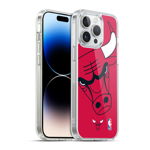 NBA Chicago Bulls Oversized Soft Gel Case for Apple iPhone 14 Pro Max & MagSafe