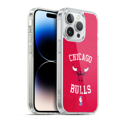 NBA Chicago Bulls Distressed Soft Gel Case for Apple iPhone 14 Pro & MagSafe