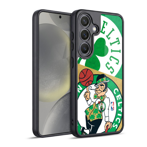 NBA Boston Celtics Half Oversized Gel Armour Case For Samsung Galaxy S24 5G