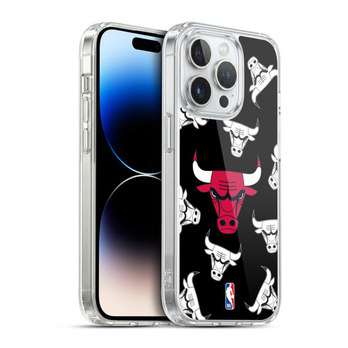 NBA Chicago Bulls Patterns Soft Gel Case for Apple iPhone 14 Pro & MagSafe
