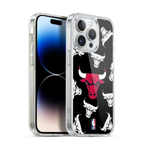 NBA Chicago Bulls Patterns Soft Gel Case for Apple iPhone 14 Pro & MagSafe