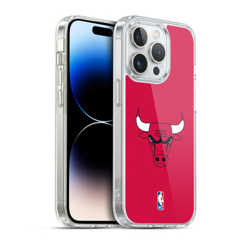 NBA Chicago Bulls Plain Soft Gel Case for Apple iPhone 14 Pro & MagSafe