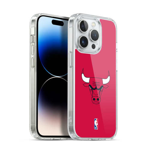 NBA Chicago Bulls Plain Soft Gel Case for Apple iPhone 14 Pro & MagSafe