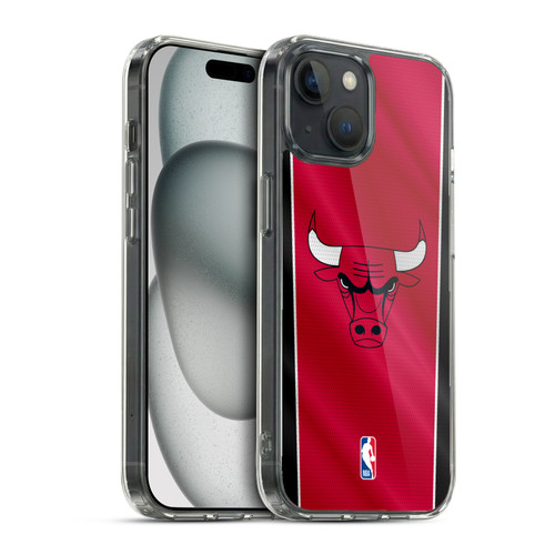 NBA Chicago Bulls Vertical Banner Soft Gel Case for Apple iPhone 15 & MagSafe